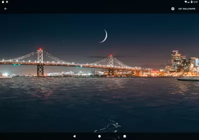 Moon Over Water Live Wallpaper