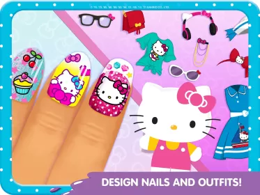 Hello Kitty Nail Salon