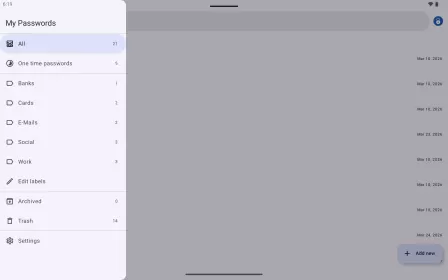 My Passwords Manager