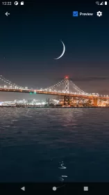 Moon Over Water Live Wallpaper