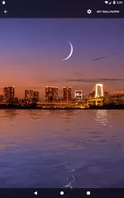 Moon Over Water Live Wallpaper