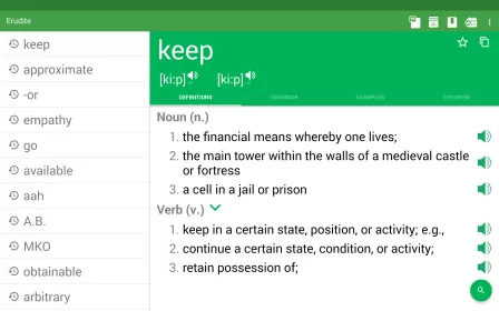 Erudite Dictionary Translator