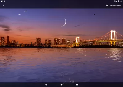 Moon Over Water Live Wallpaper