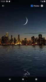 Moon Over Water Live Wallpaper