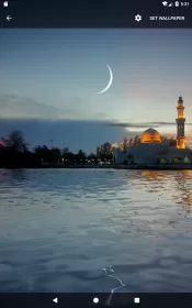 Moon Over Water Live Wallpaper