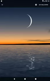 Moon Over Water Live Wallpaper