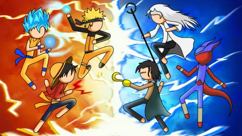 Stick Hero Fight : All-Star