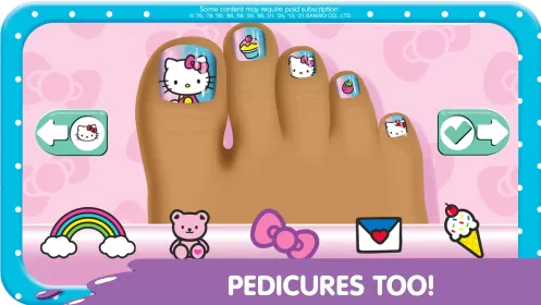 Hello Kitty Nail Salon