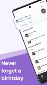 Birthday Calendar & Reminder