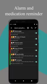 Alarm and pill reminder
