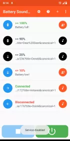 Battery Sound Notification