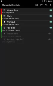Alarm and pill reminder