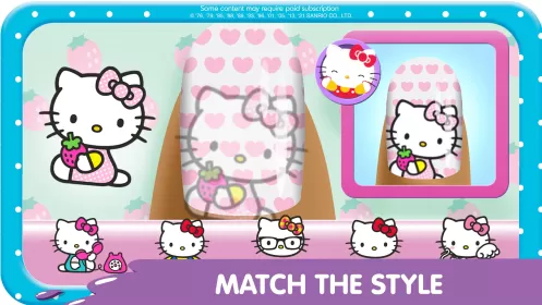 Hello Kitty Nail Salon
