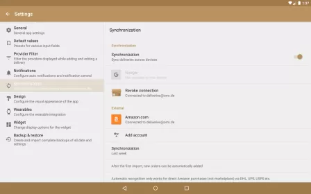 Deliveries Package Tracker