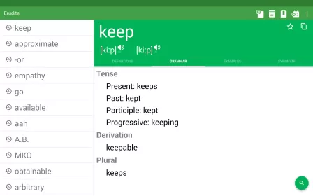 Erudite Dictionary Translator