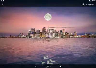 Moon Over Water Live Wallpaper
